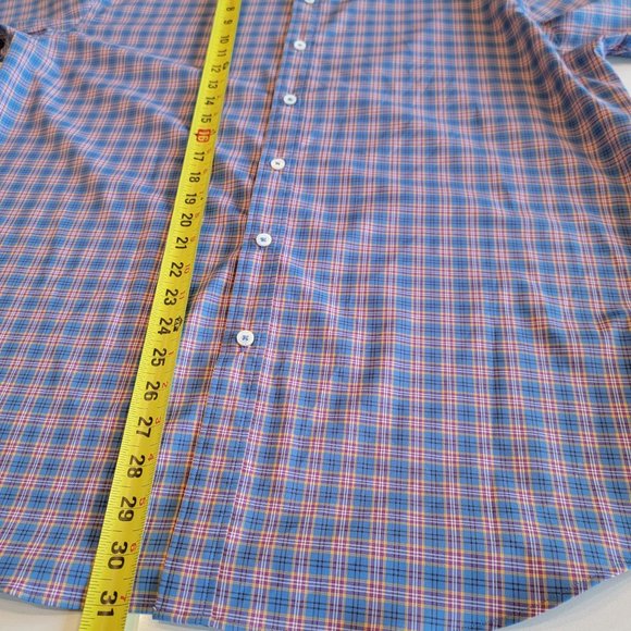 BUGATCHI Classic Fit Men's Long Sleeve Plaid Button Down Multi Color Size Large - Picture 12 of 13
